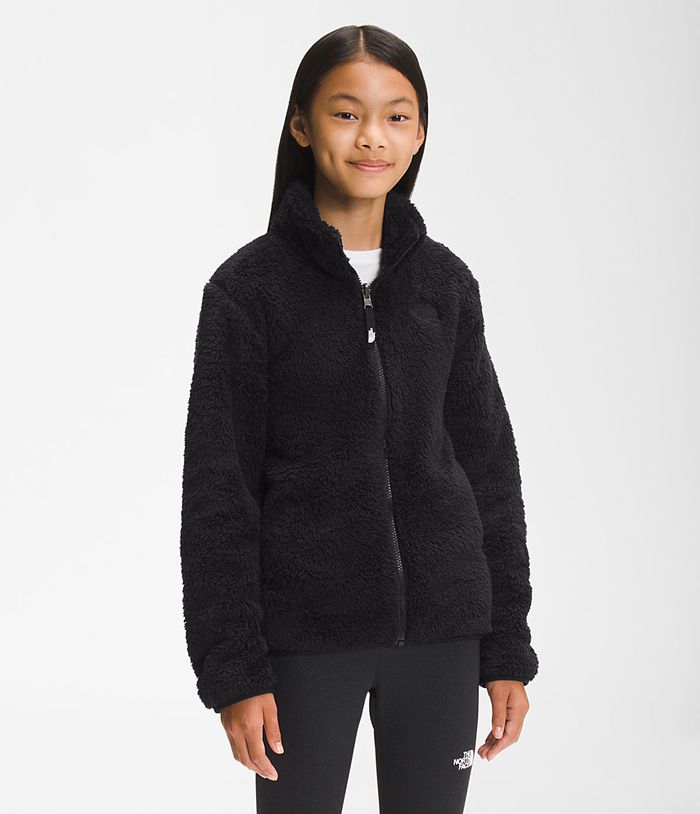 The North Face Girls Jacket Suave Oso Fleece 493XGHQTU - Black